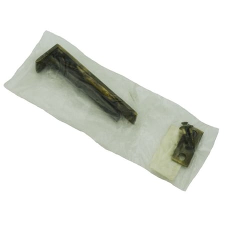 Ives Commercial Solid Brass 4in Manual Flush Bolt Antique Brass Finish 261B5